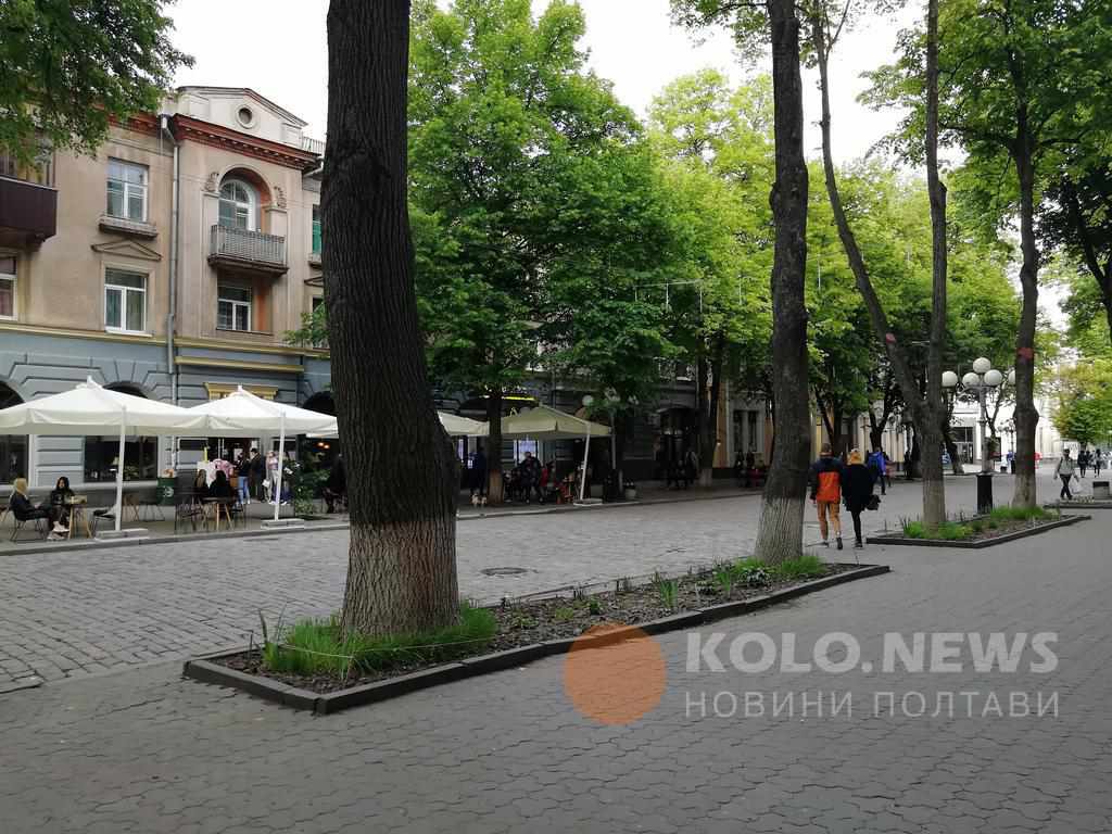 Пішохідну частину вулиці Соборності в Полтаві продовжили на квартал