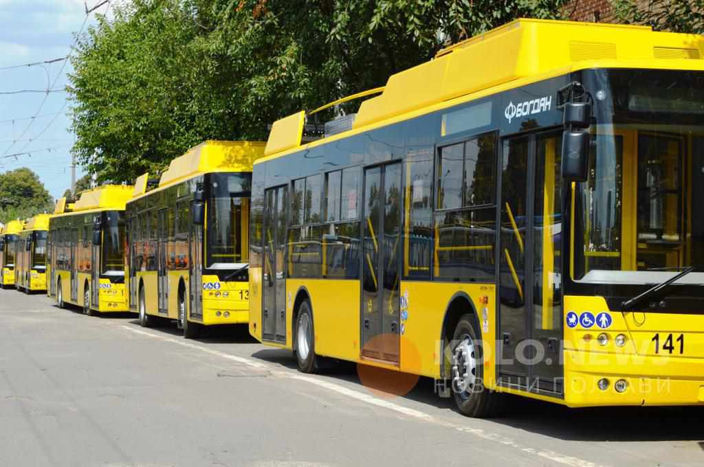 Тролейбуси в кредит – перші десять уже в Полтаві. ФОТО