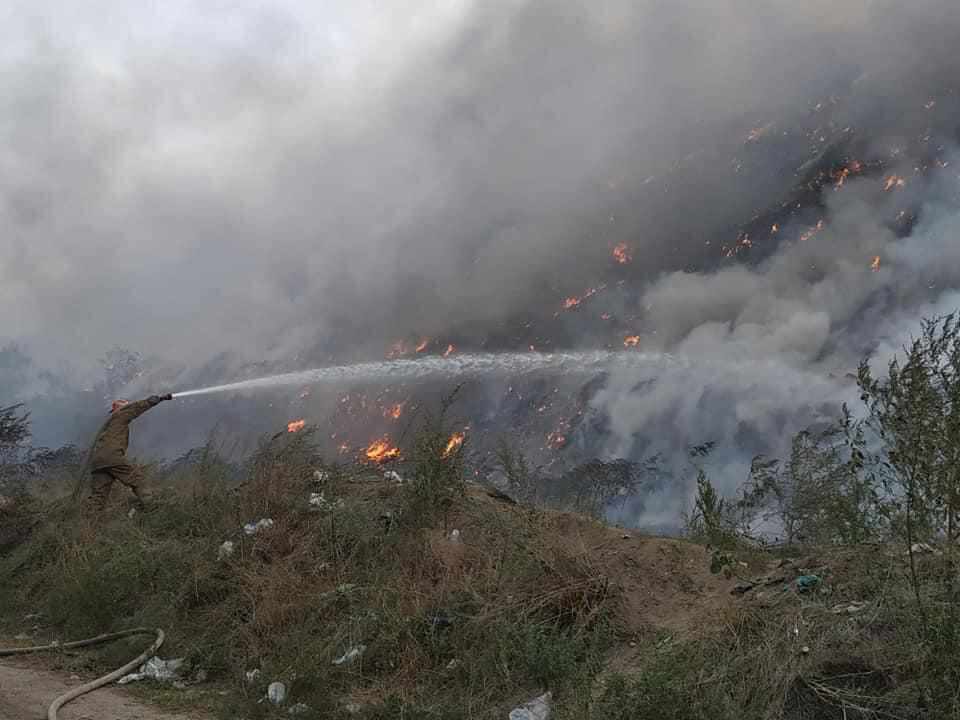 Влада Полтави пояснила причину пожежі на Макухівському сміттєзвалищі: що планують робити