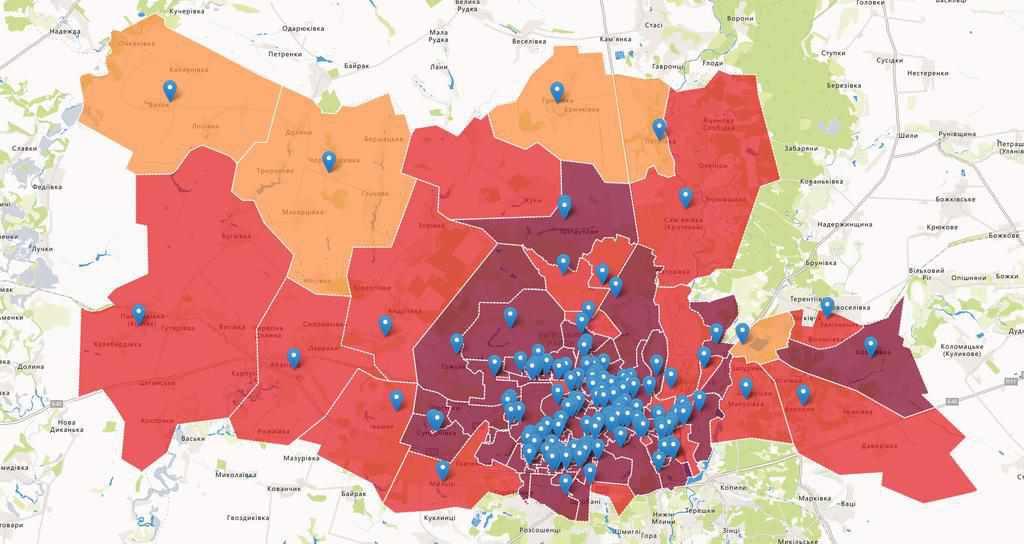ТВК сформувала 6 виборчих округів в Полтавській міській ОТГ: перелік адрес