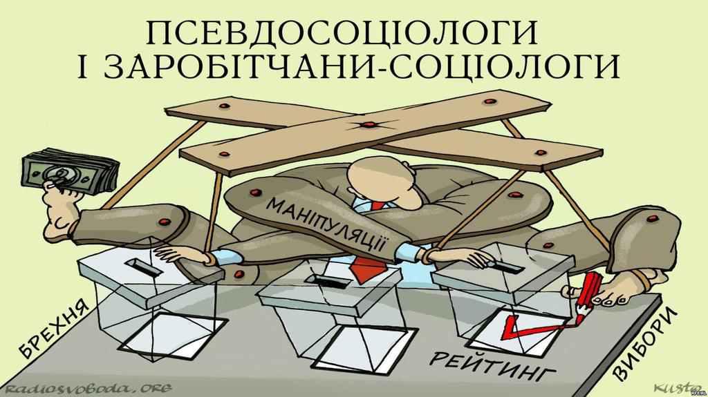 Чергова політична туфта від так званих соціологів