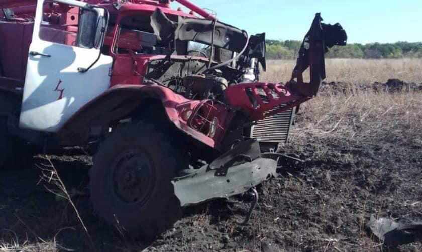 На Луганщині підірвався пожежний автомобіль: серед постраждалих рятувальник з Полтавщини