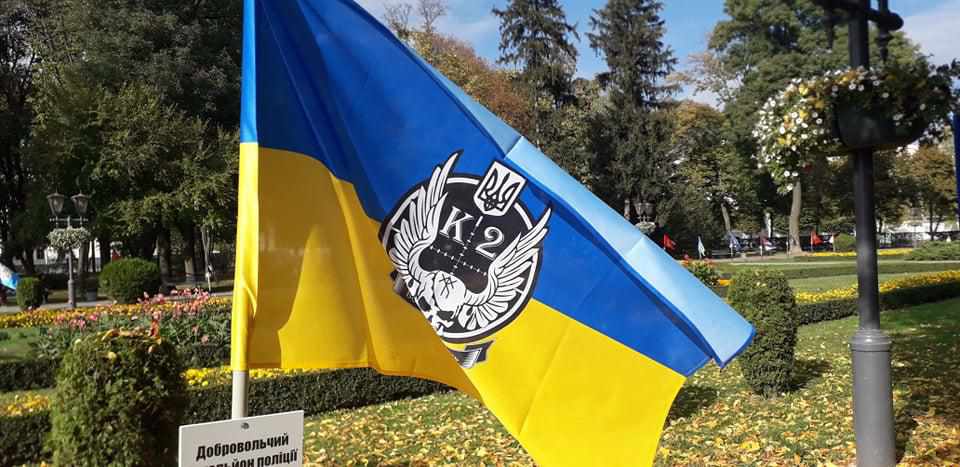 На День Захисника України в Корпусному парку Полтави установили 240 прапорів підрозділів ЗСУ. ФОТО