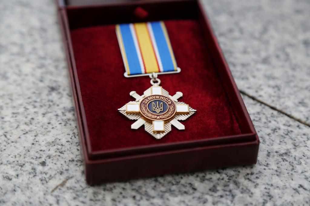 Президент України нагородив полтавця орденом «За мужність»