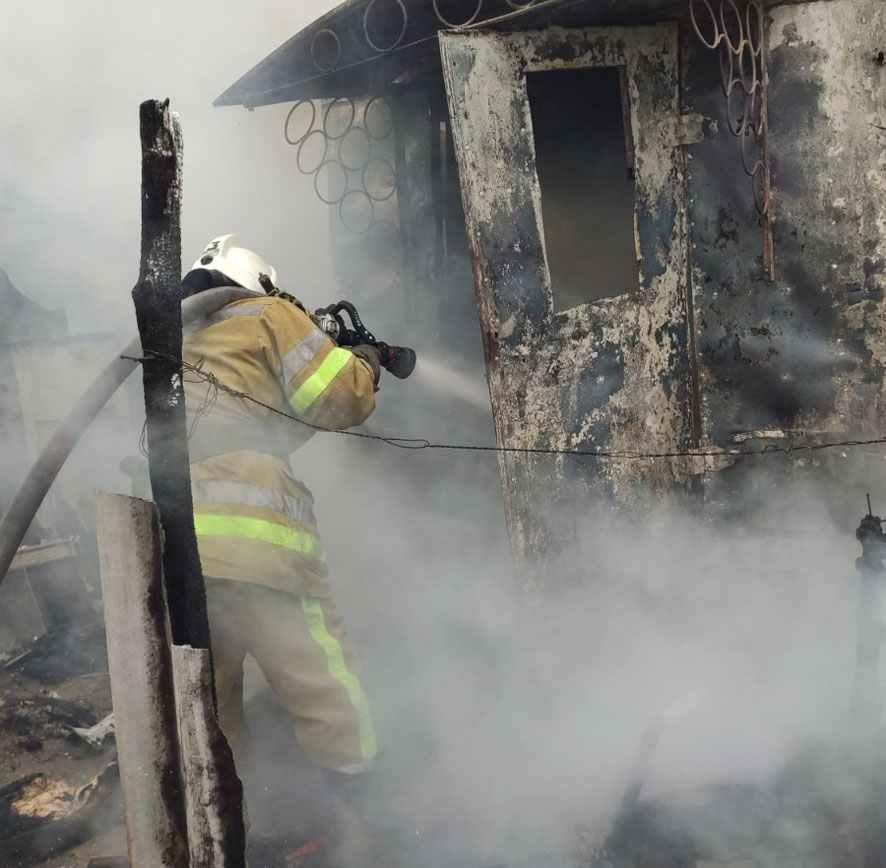 У Полтаві згорів будинок охорони в садовому товаристві