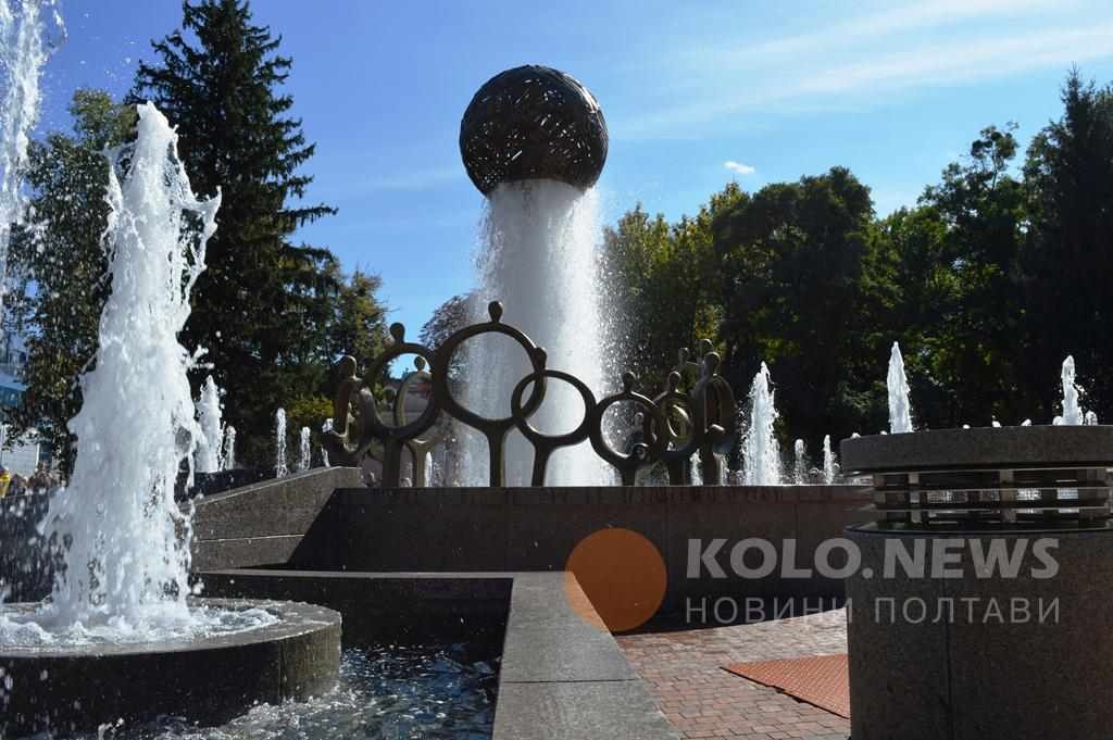 У Полтаві завершується сезон роботи фонтанів