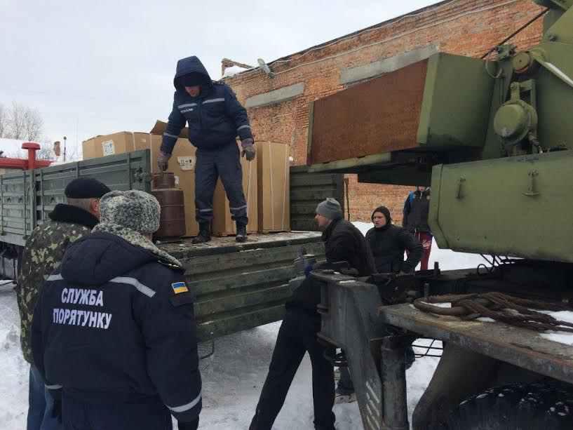 В Авдіївку з Полтавщини відвезли обігрівачі й будівельні матеріали