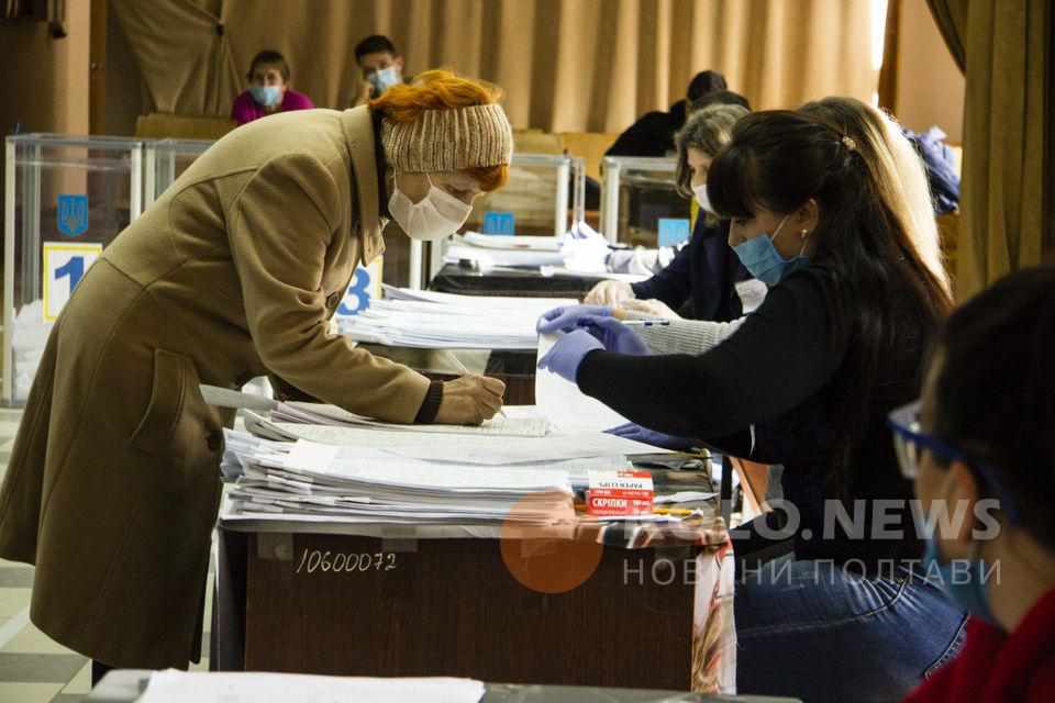 Явка на місцевих виборах Полтавщини: у Полтаві проголосували найменше виборців