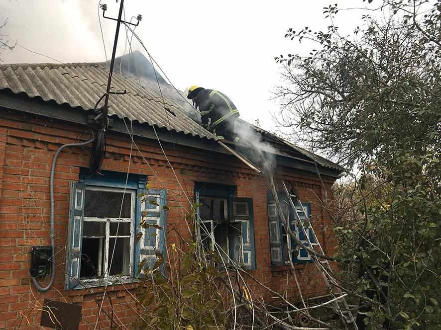 На Полтавщині під час пожежі загинув чоловік. ФОТО