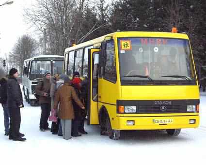 На Полтавщині скасовують автобусні рейси, бо люди через мороз не їздять