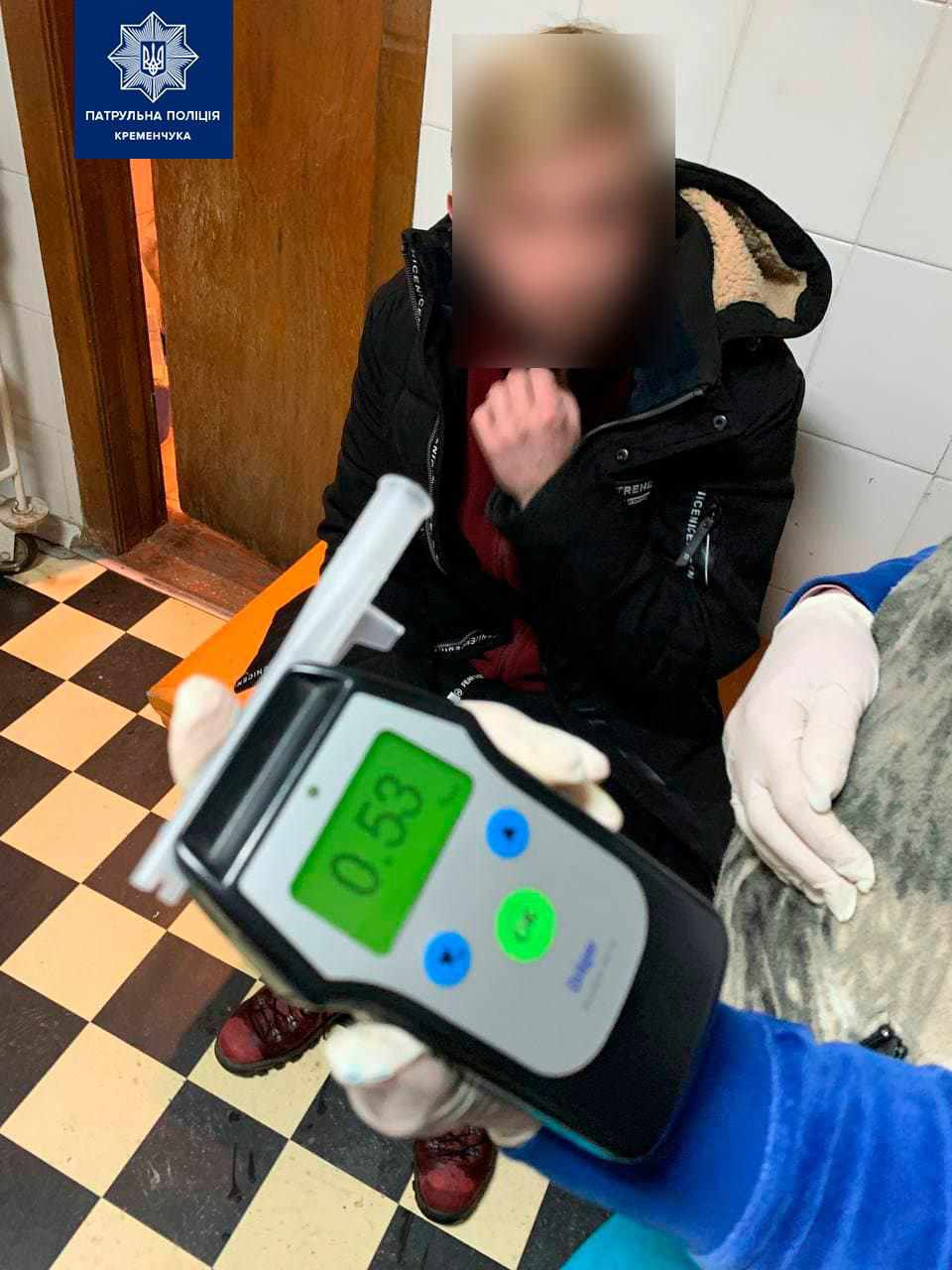 На Полтавщині лікар визнав «тверезим» водія з перевищенням рівня алкоголю в три рази