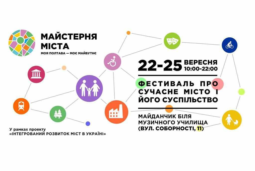 У Полтаві розпочалався фестиваль «Майстерня міста»: програма