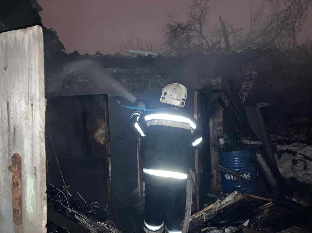У Полтаві пожежа знищила приватну столярну майстерню
