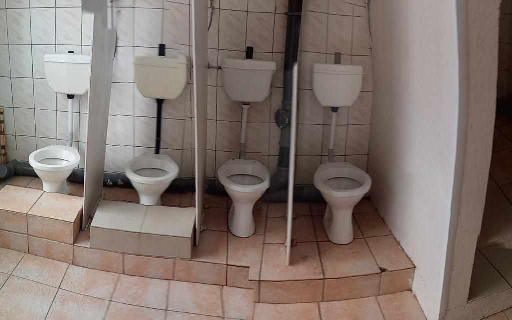 Туалети у школах Полтави досі без дверцят. ФОТО