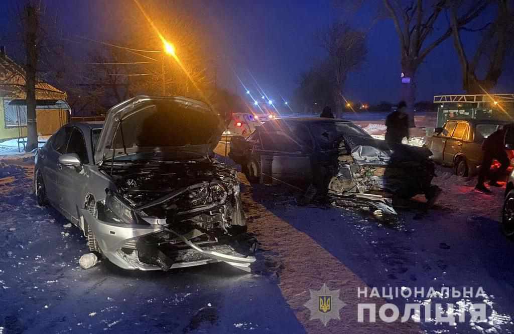 На Полтавщині зіткнулися два авто: постраждав пасажир однієї з машин