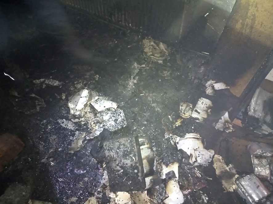 На Полтавщині горів магазин канцтоварів