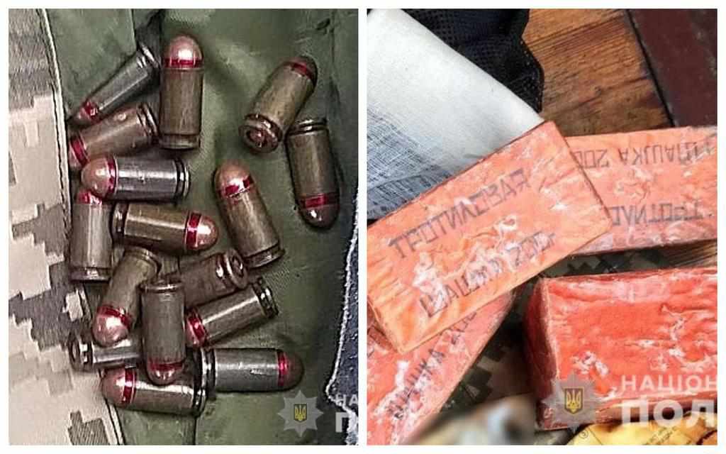 На автовокзалі на Полтавщині затримали чоловіка з набоями та вибухівкою