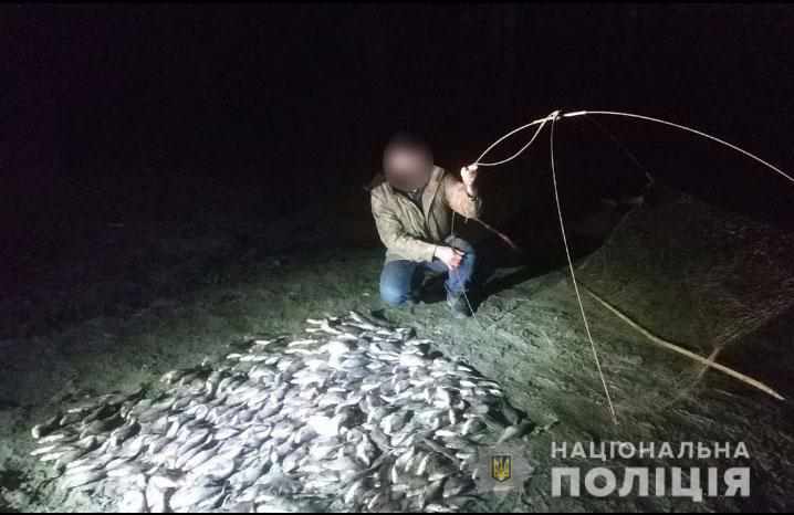 На Полтавщині у браконьєра вилучили риби на 25 тисяч гривень
