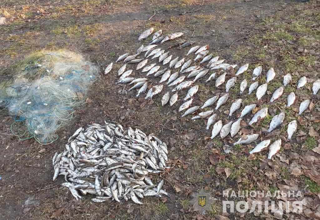 У двох браконьєрів на Полтавщині вилучили риби на 24 тисячі гривень