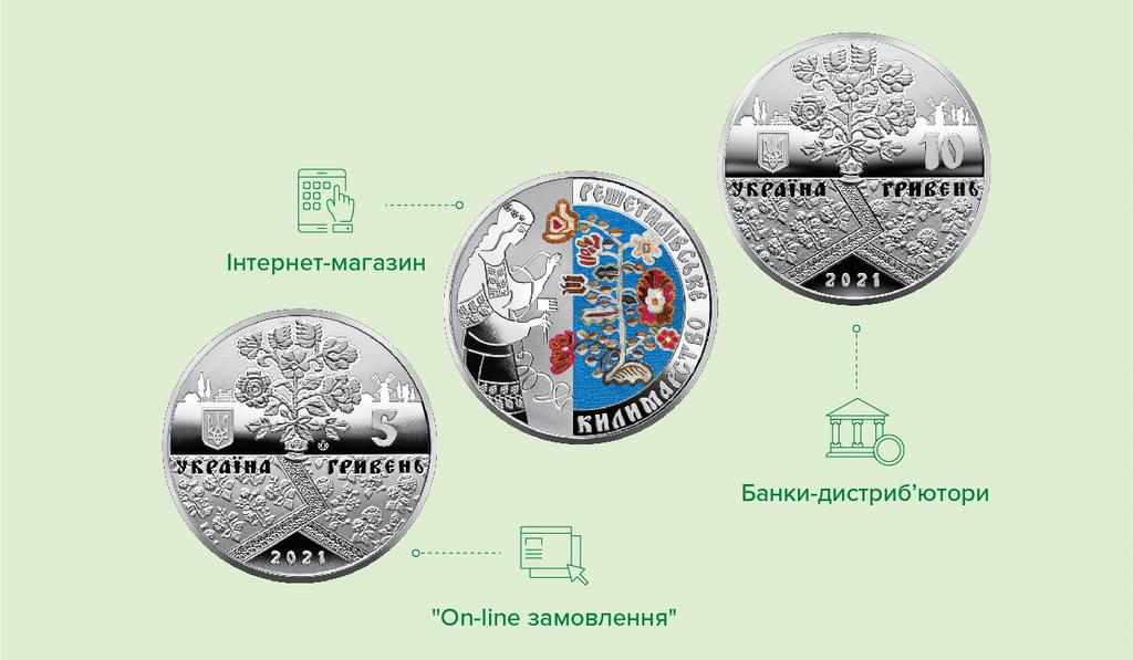 Нацбанк випустить нові пам’ятні монети, присвячені полтавському мистецтву