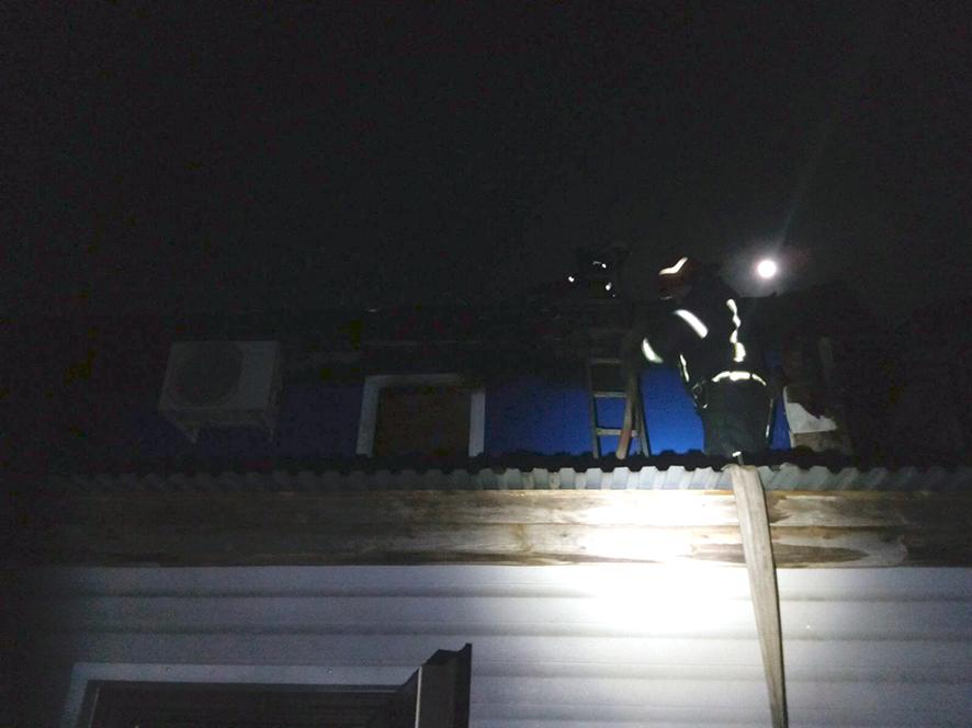 У Полтаві на Луговій горів приватний будинок