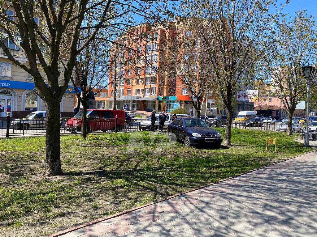 Втретє з початку року: у Полтаві легковик зніс паркан на Каштановій алеї. ФОТО