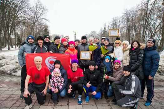 Полтавці, які бігали заради дітей, стали рекордсменами Книги рекордів України