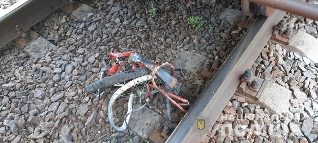 На Полтавщині велосипедиста збив потяг