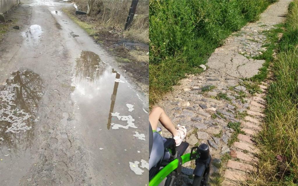 Полтавка, яка виховує дитину з ДЦП, просить відремонтувати дорогу