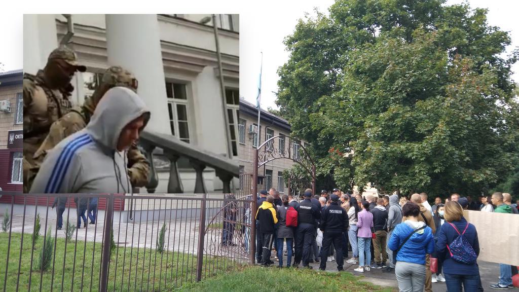 Суд у справі полтавського депутата Диканя: застава – три мільйони, був мітинг. ФОТО