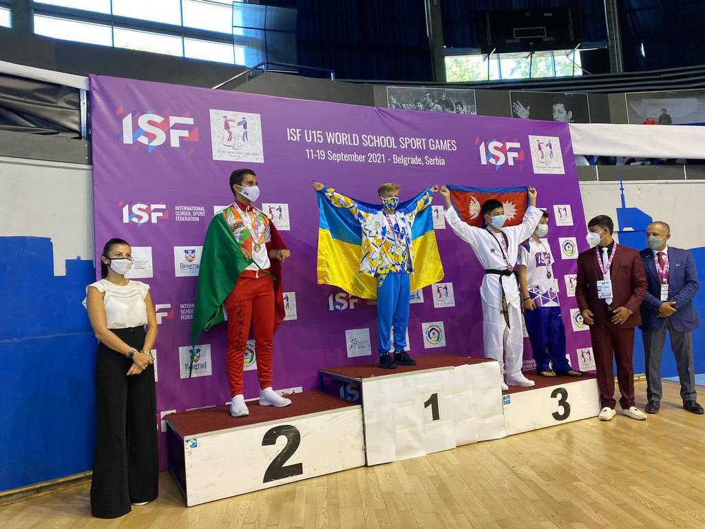 Школяр з Полтави здобув золоту медаль з тхеквондо