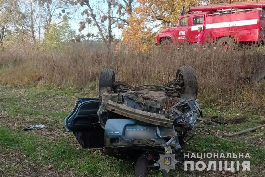 На Полтавщині легковик злетів з дороги: водій загинув на місці