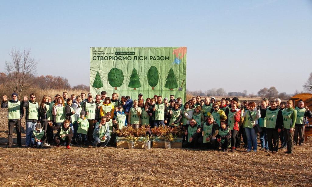 На Полтавщині за день висадили 57600 дерев: у рамках загальнонаціональної толоки. ФОТО