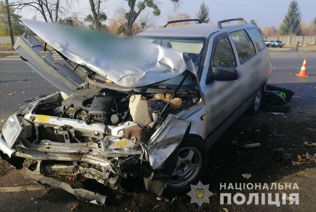 Під Полтавою сталась ДТП: загинув пасажир. ФОТО