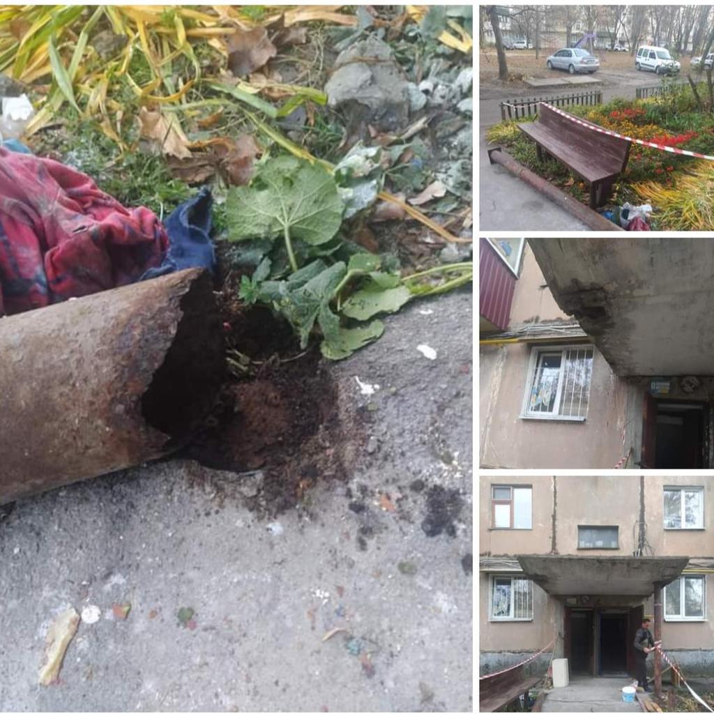 У Полтаві біля будинку упав стовп: подробиці. ФОТО