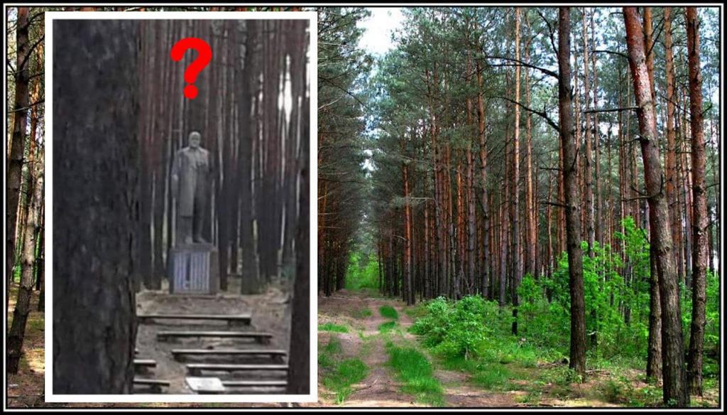 Був і немає: куди зник Ленін з гадяцького лісу. Подробиці