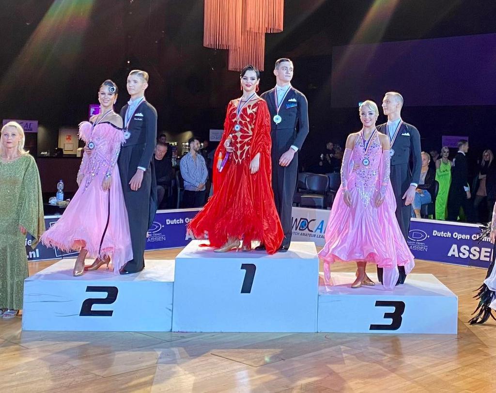 Юна полтавка перемогла на чемпіонаті Нідерландів і виборола «бронзу» у світовій першості з бальних танців 