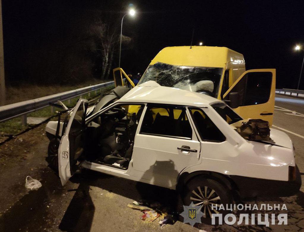 Смертельна ДТП на Полтавщині: легковик протаранив мікроавтобус, загинула водійка