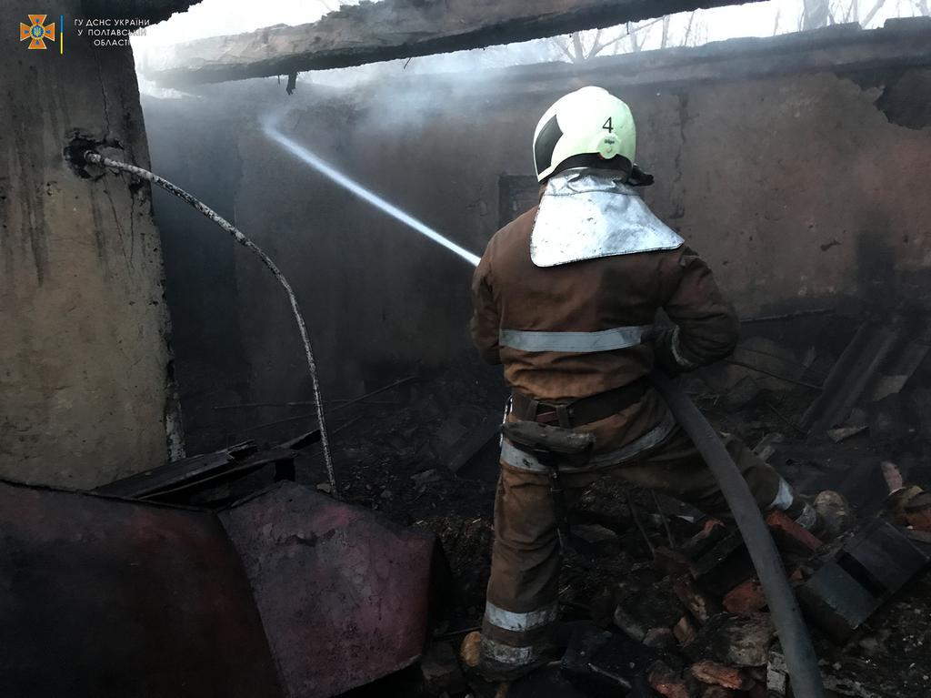 У Полтавському районі жінка загинула під час пожежі