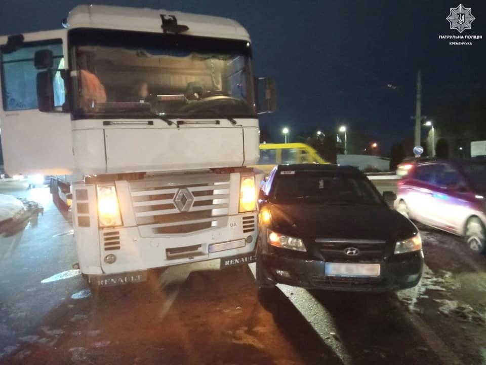 На Полтавщині нетверезий водій вантажівки спричинив ДТП