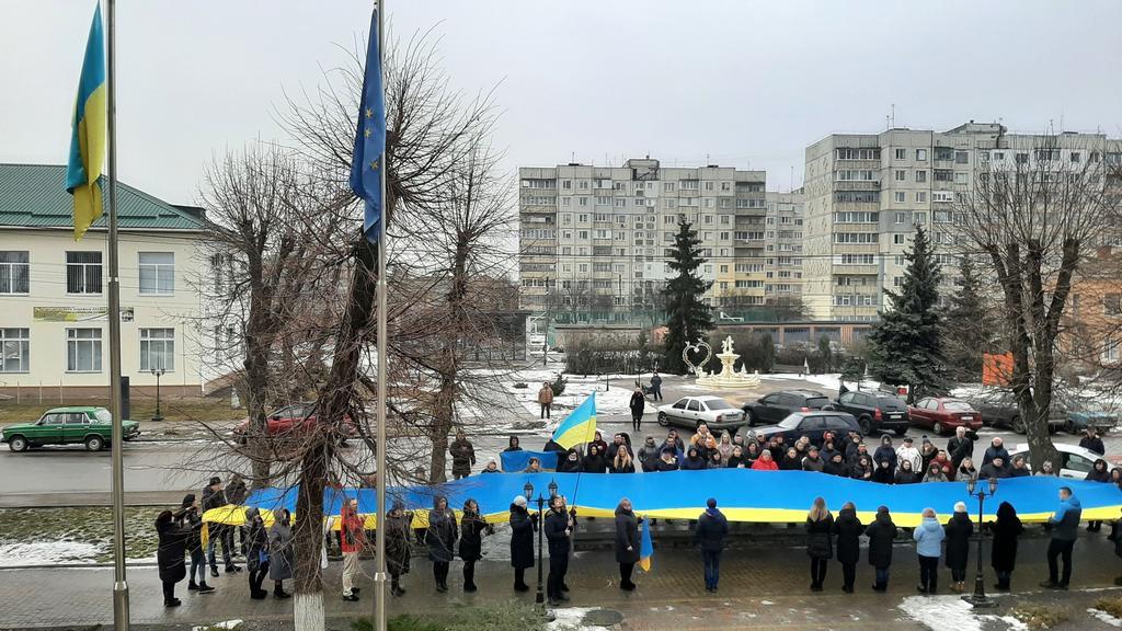 Як громади Полтавщини відзначили День Єднання. ФОТО. ВІДЕО