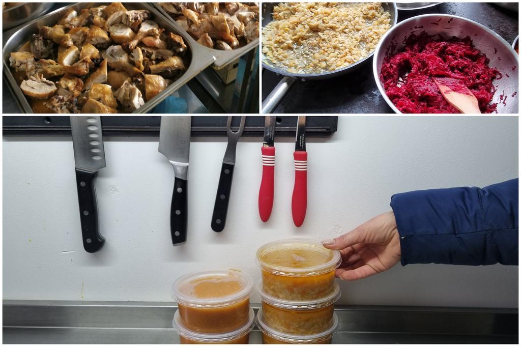 У коледжі Полтави готують обіди для переселенців, волонтерів та бійців. ФОТО