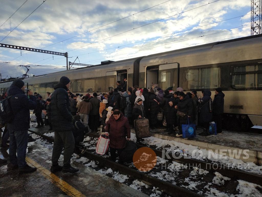 Графік евакуаційних потягів  з різних міст України на 9 березня