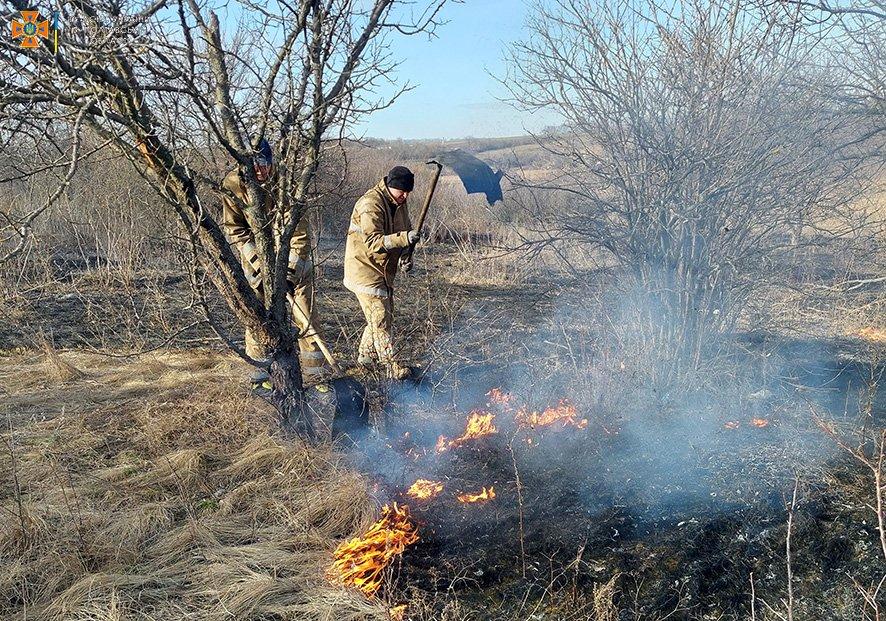 На Полтавщині за минулу добу сталося 10 пожеж на відкритих територіях