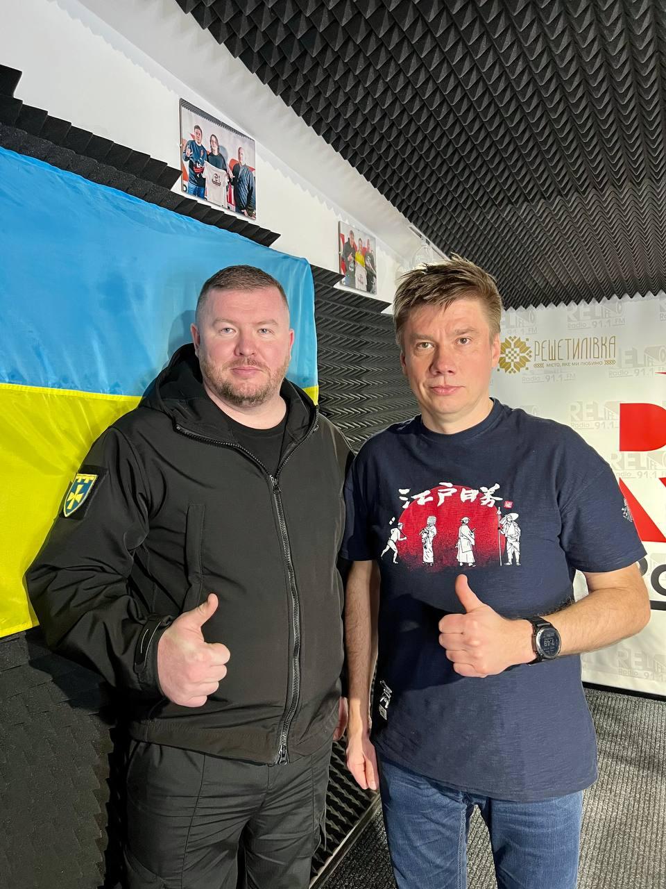 «Сталь гартується у вогні, а нація в боротьбі»: Олександр Біленький обговорив ситуацію на Полтавщині з Дмитром Луніним