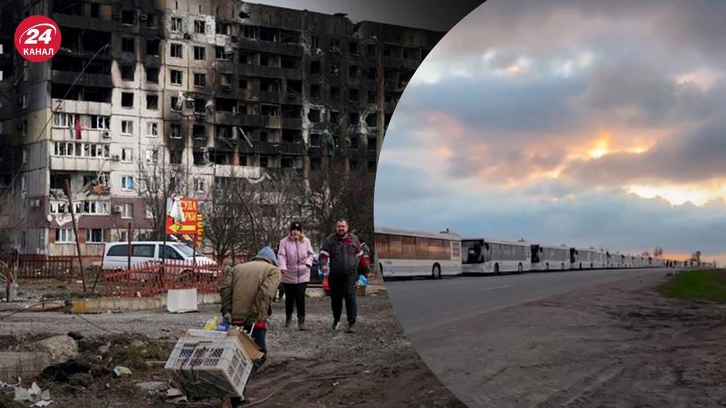Гуманітарний коридор з Маріуполя не спрацював так, як планувалось