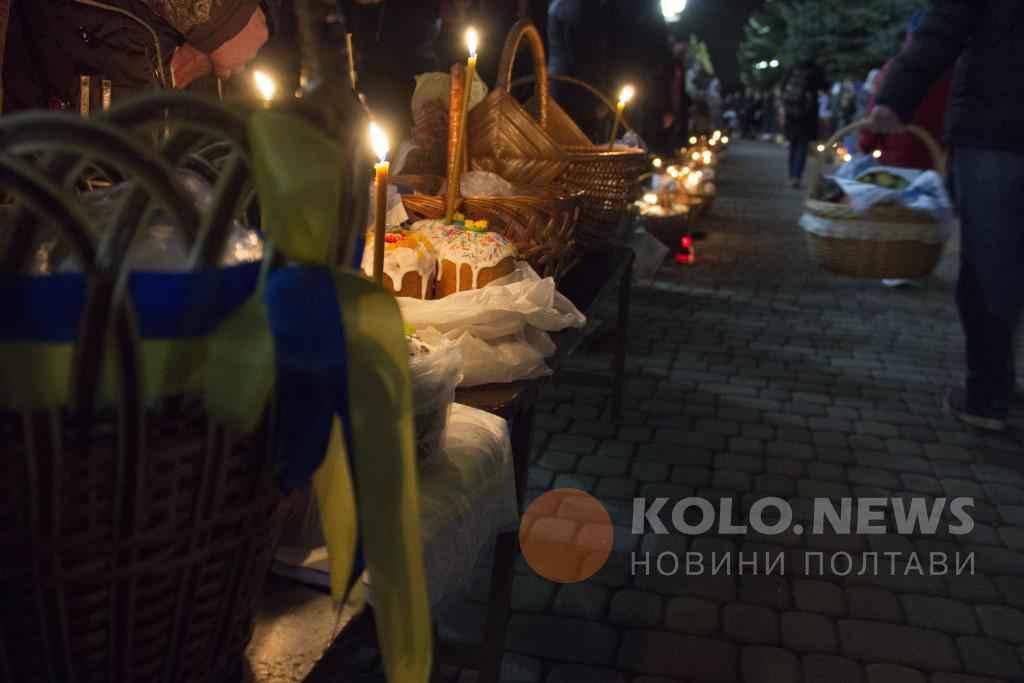 Чи будуть освячувати великодні кошики в храмах Полтави