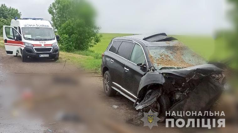 Смертельна ДТП на Полтавщині: водій врізався у бетонний блок