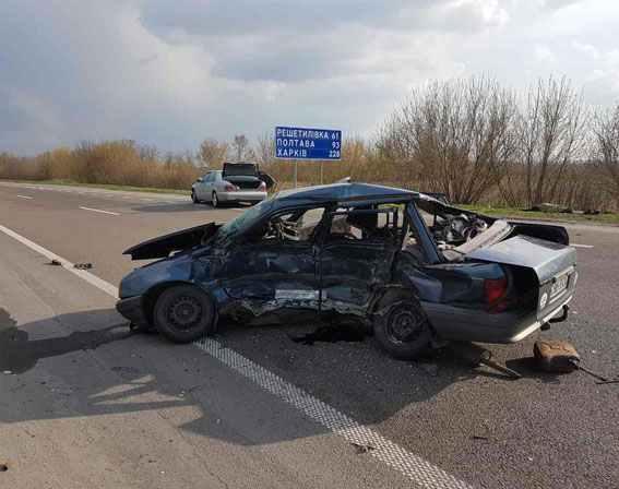 У ДТП на Полтавщині одна людина загинула, двоє травмовані