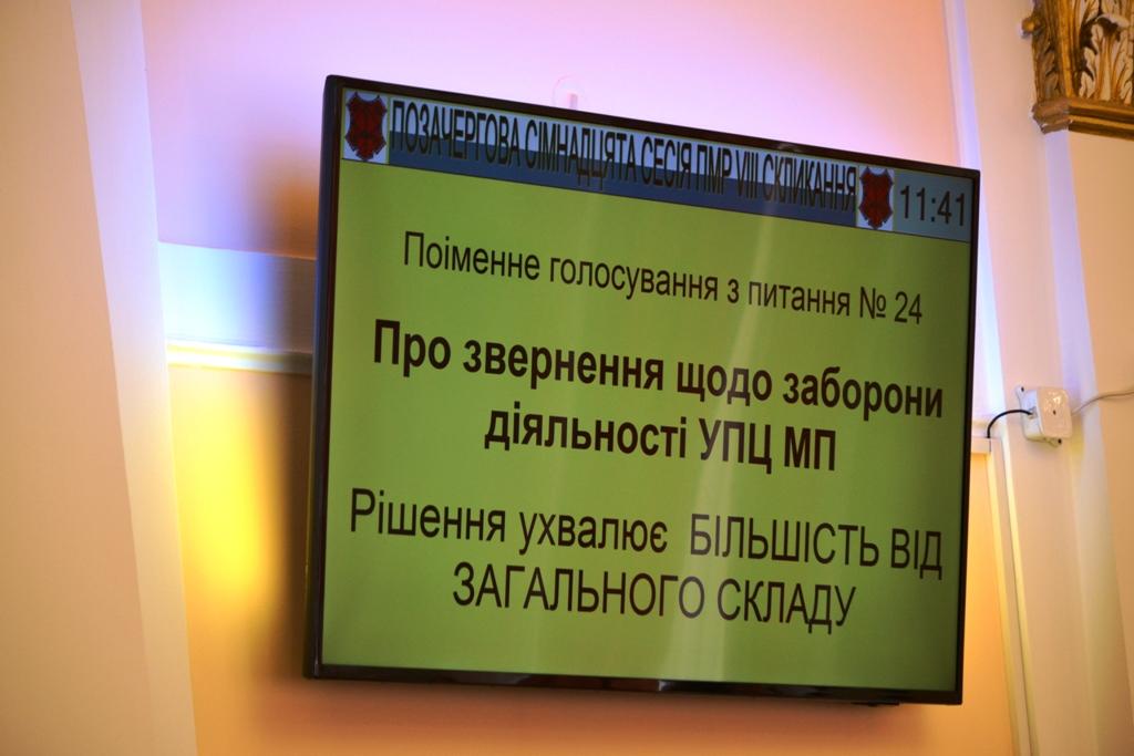 Полтавська міська рада не підтримала звернення про заборону УПЦ: хто як голосував